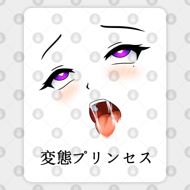 Ahegao Princess Magnet by Frenxir